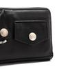 Schott Leather Rider's Zip Wallet, Men's F 010, Black, 782-4970056