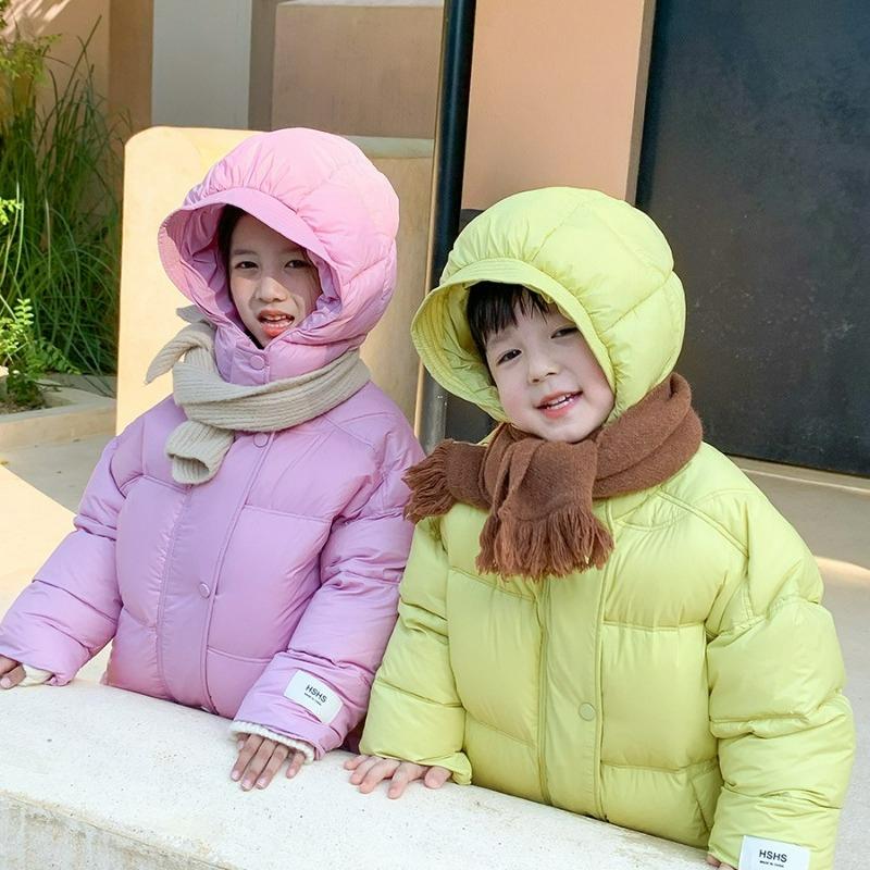 Cold-proof Clothing, Children's Down Jackets, Boys and Girls, Big Children's Velvet Jackets, Children's Clothing