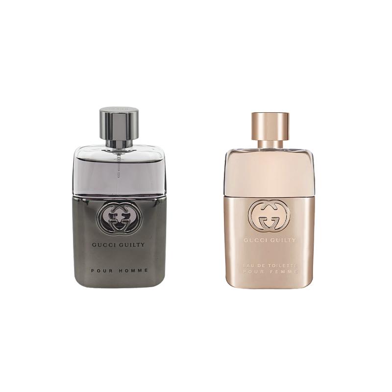 Gucci perfume set Guilty Love Men s Eau Guilty Love Eau de Toilette for Men EDT 50ml + Guilty Love Eau de Toilette for Women EDT 50ml without gift box коричневый