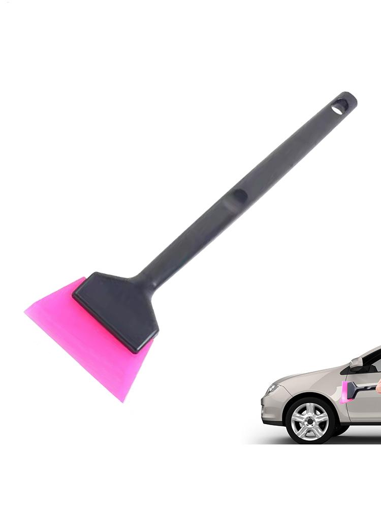 TPU Car Wrap Tools High Strength Windshield Sticker Applicator Wrap Applicator Squeegee Scraper Tool With Handle For Vehicles