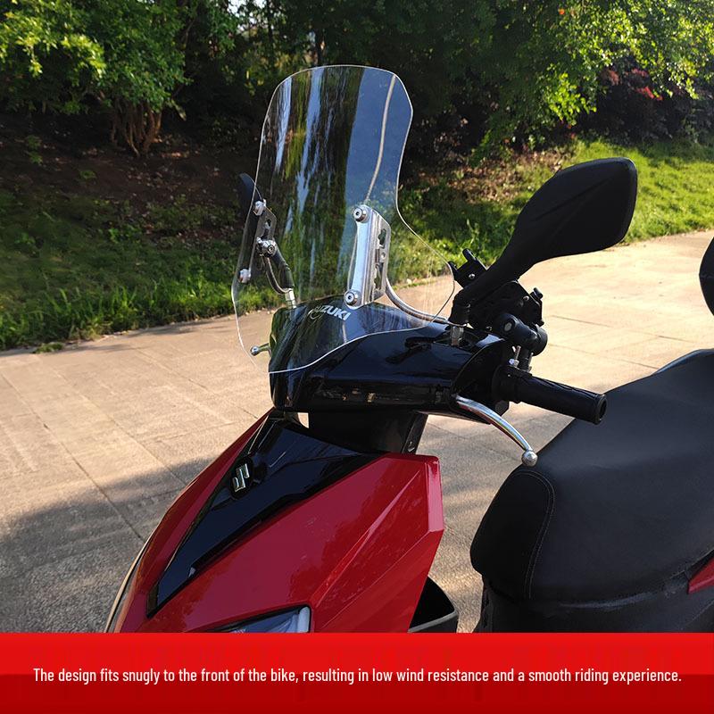 E5G Suitable for Suzuki UY125 Motorcycle Scooter Windshield Glass Front Shield