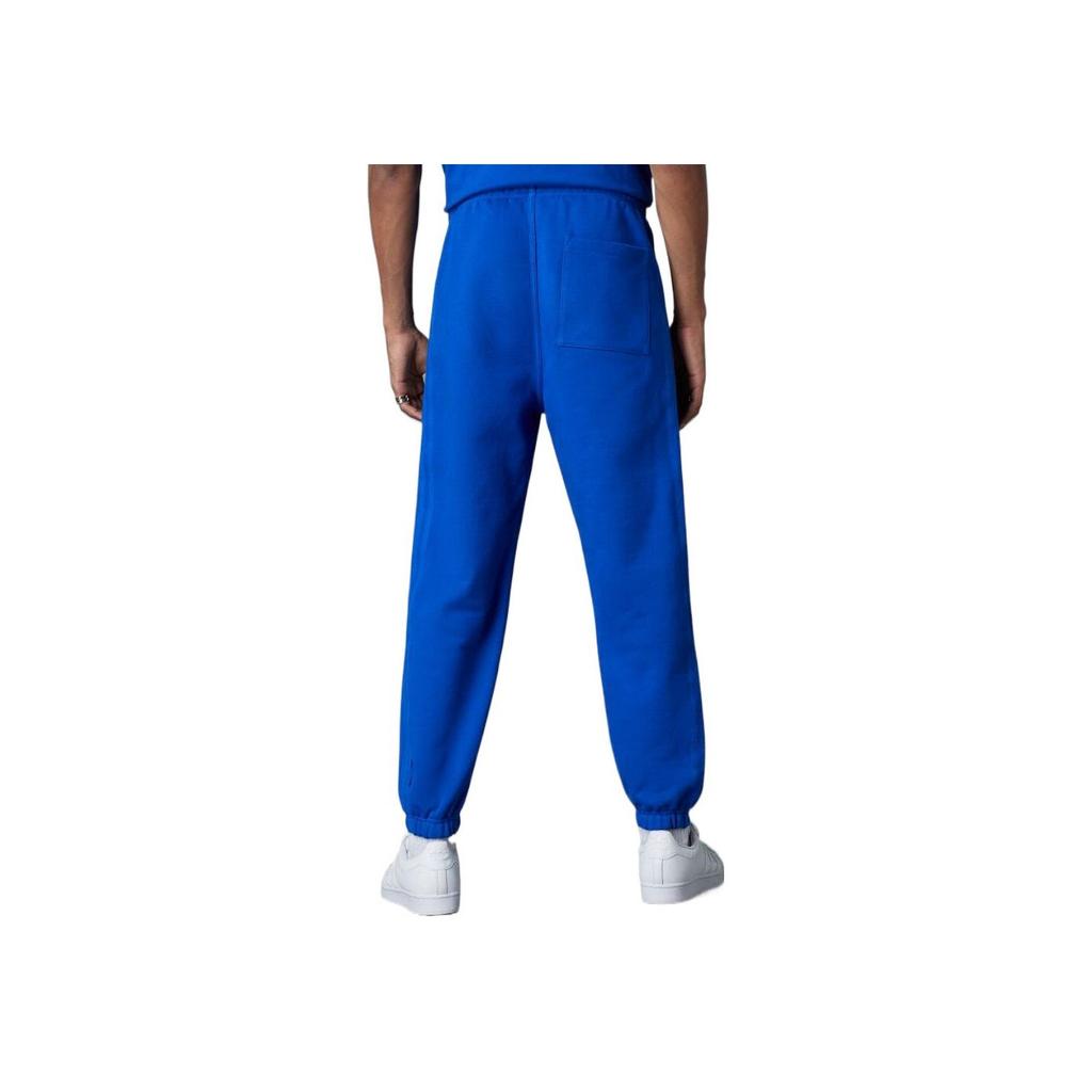 Adidas Originals Trefoil Blue Version Solid Stripe Logo Drawstring Casual Joggers Men Bottoms HM6491