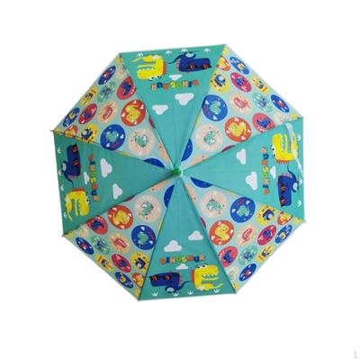 Regenschirm für Kinder, 8 Rippen, stark, regendicht, winddicht, tragbar, langer Griff