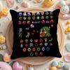 Puzzle Game BBubbles Bobble Pillow Case Soft Plush Fabric DoubleSided Printed Cushion Cover Warm Winter Sofa Pillow Case