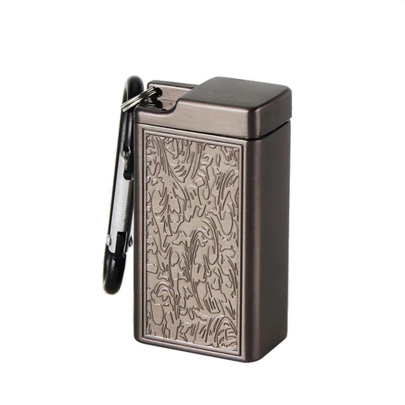 Portable Ashtray Mini Anti-odor Pocket Ashtray with Key Cigarette Ashtray with Lid Ashtray Suitable for Outdoor Travel Ashtray