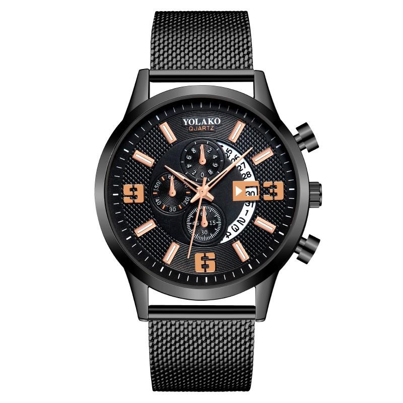 Men's Waterproof Luminous Running Alarm Clock Watch