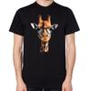Tričko s žirafou v brýlích Pánské Dámské Geek Nerd Vtipné zvíře Unisex Top