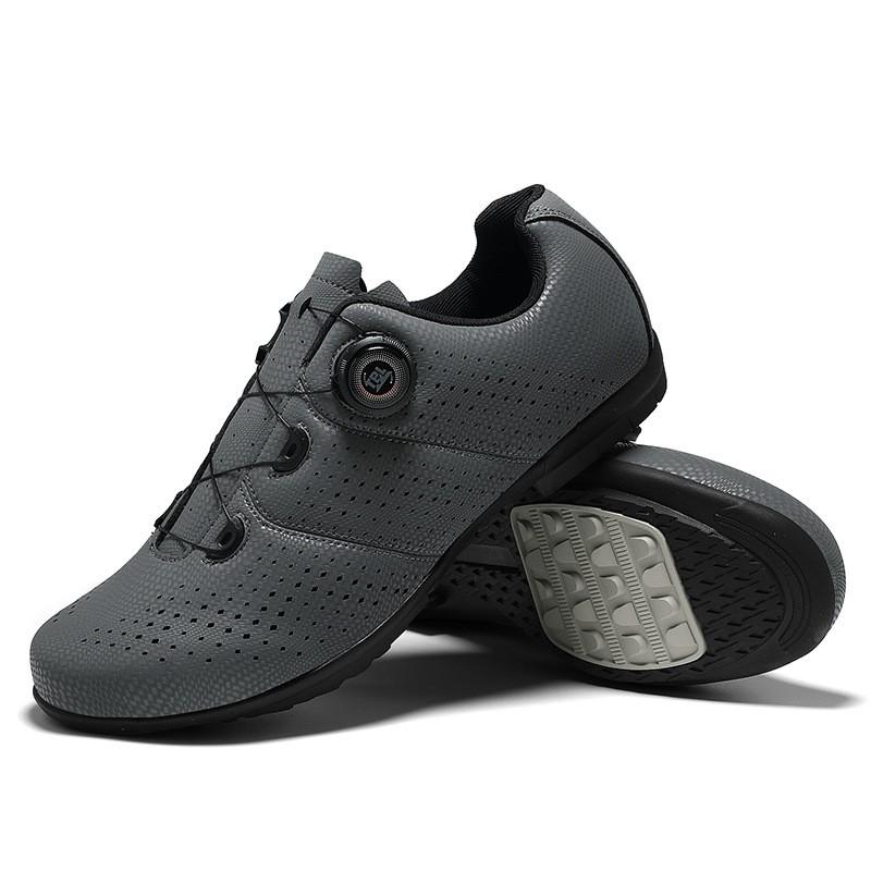 Mens Cycling Shoes Unlocked Mountain Bike Road Breathable Supportive Non-Cleat Pedal Compatible