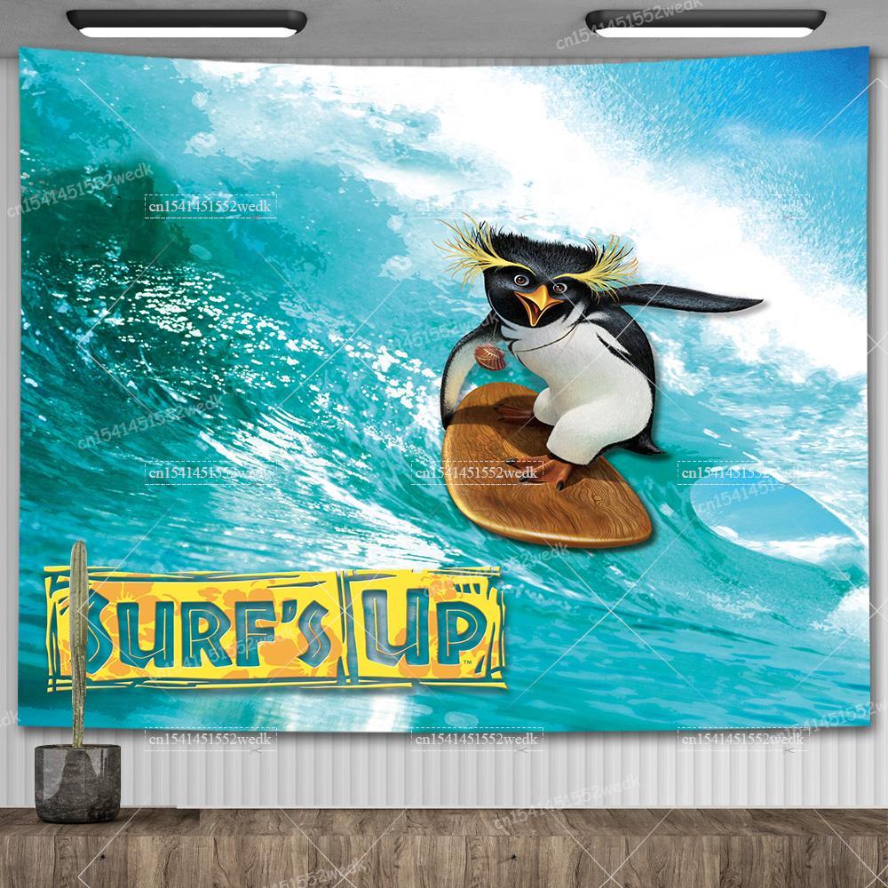 Steag Chicken Joe Surfs Up Meme Amuzant Tapiserie Macrame Estetică Decorare Cameră Postere Anime Jocuri Tapiserii Artistice Pentru Casă