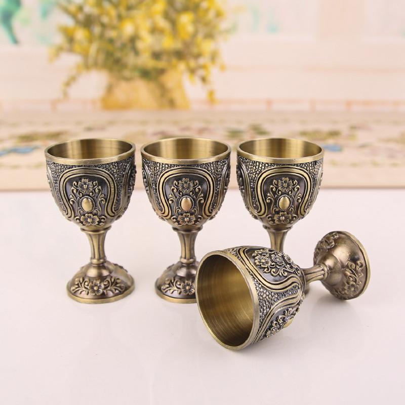 Juego de licor y vino vintage europeo para el hogar, vaso de licor creativo, jarra de vino antigua de boda, decoración de regalo de gama alta