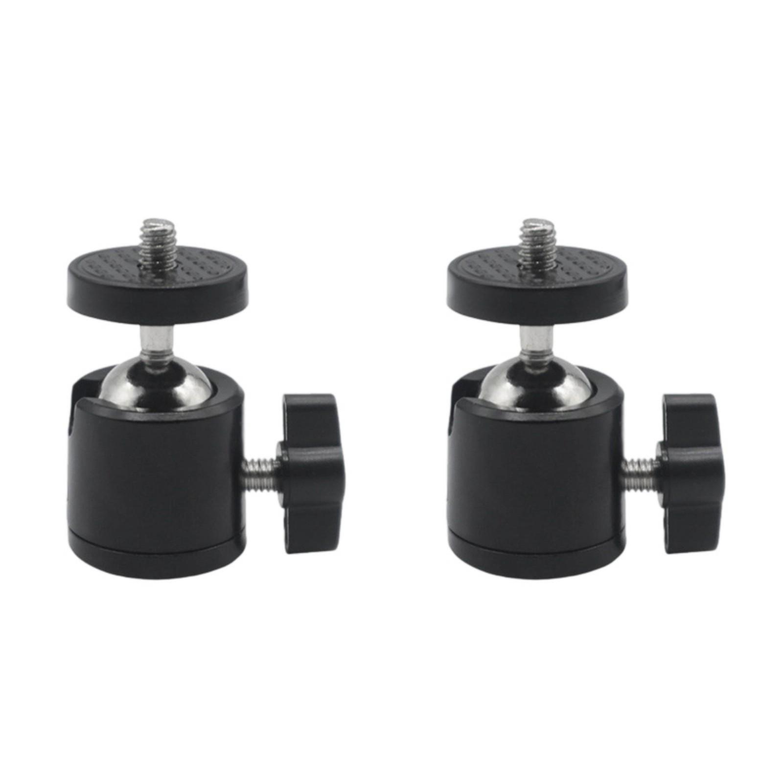 

Professional 360 Degree Rotating Metal Camera Adapter Stand 1/4 Inch Threaded Base For Tripods Phone Holders Photography чёрный