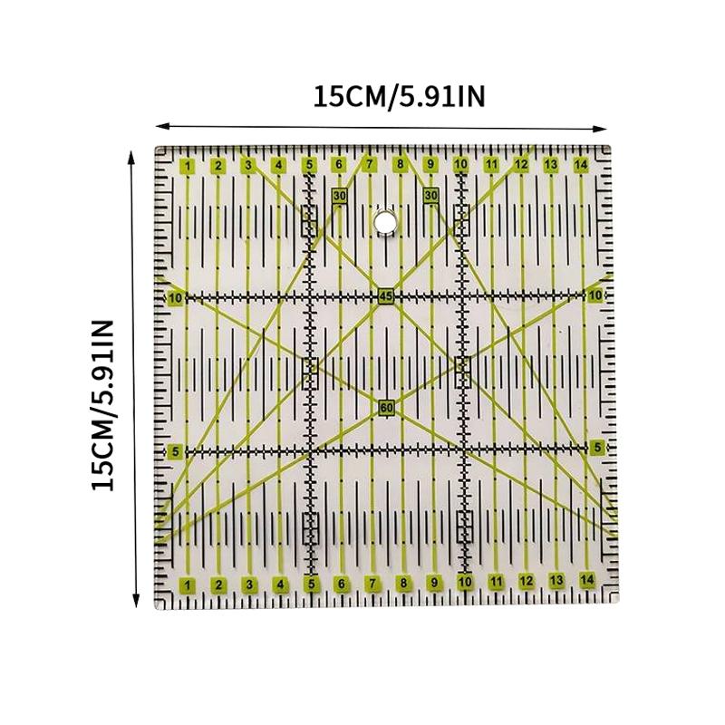 1 Set, Meoliny Sewing Patchwork Ruler Acrylic Sewing Crafts Making Tool Tailor Professional Supplies