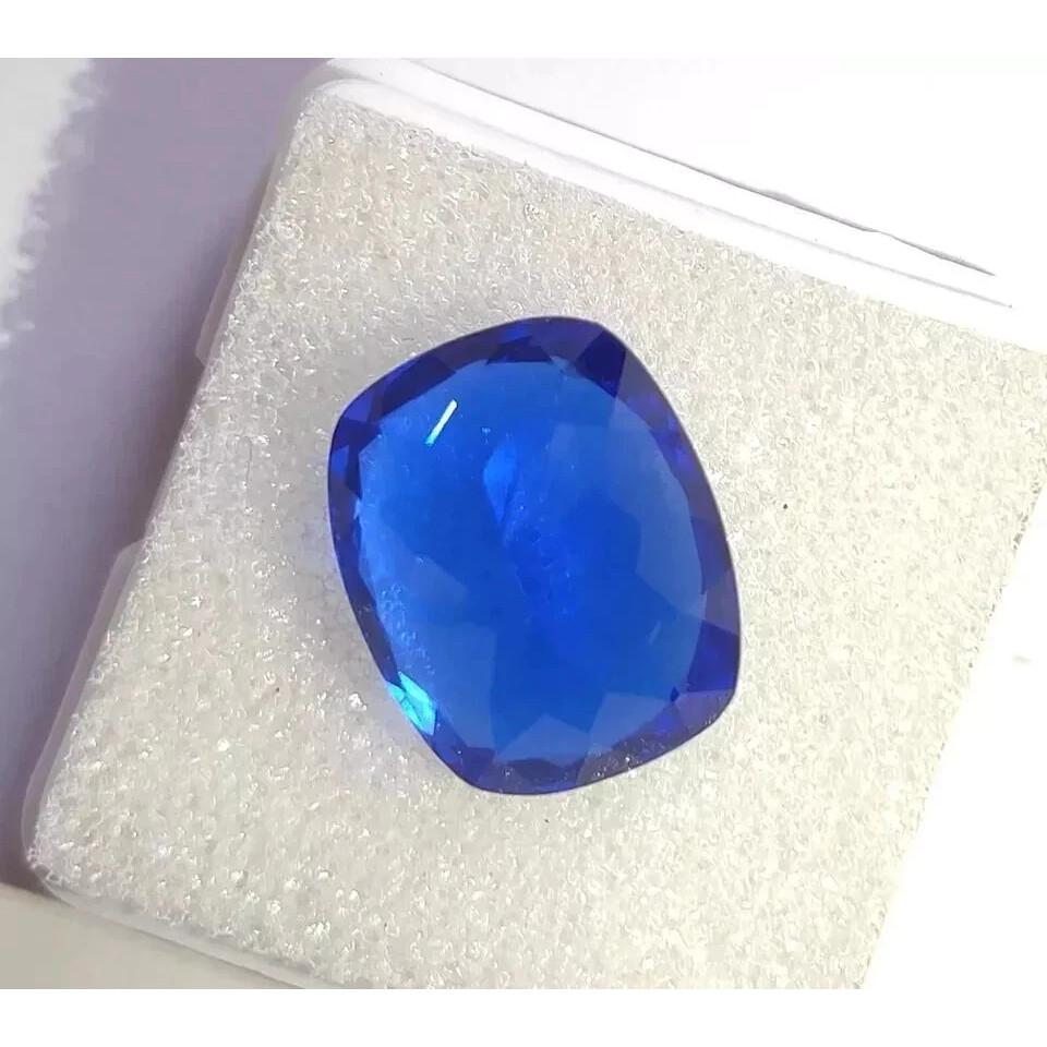Natural Blue Sapphire Cushion Ceylon 11-13 Ct Fabulous Certified Loose Gemstone