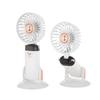 Adjustable Bracket Mini Adjustable Fan 2400mAh Stroller Fan Air Conditioner Fan  Home Desk