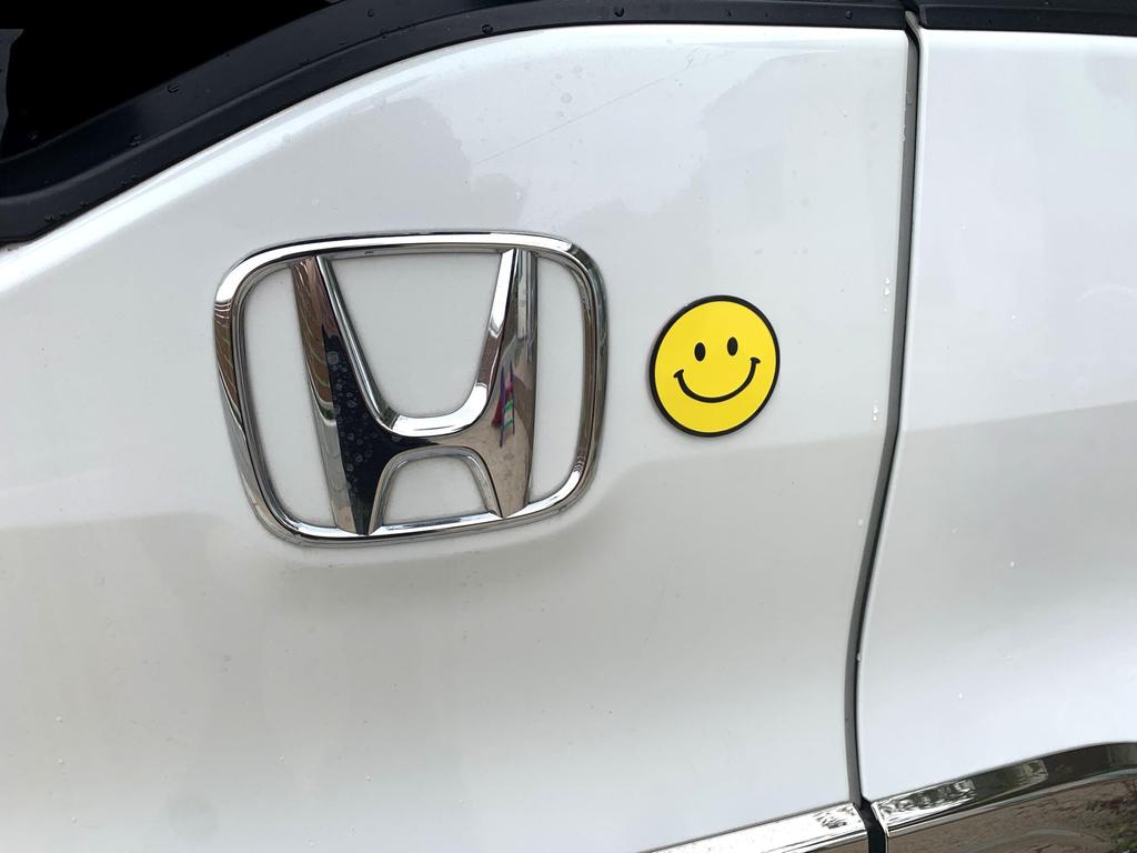 HAMUU Smile Mark Metal Sticker Waterproof Outdoor Car Sticker Decal K0003