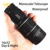 Hd Portable Scope 16x52 Dual Focus Monocular Telescope Hunting Spotting Handheld Binoculars 66m/8000m For Tourism Fishing