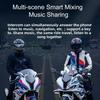 Y12 Pro Bluetooth Motorcycle Intercom 500m Range RGB Lights IP56 Waterproof Headset