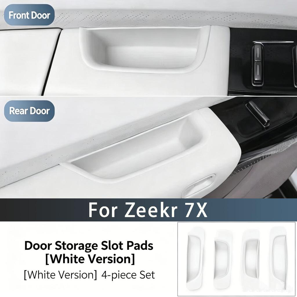 For NEW Zeekr 7X 2025-2026 Door Storage Box Interior Handle Storage Box Door Slot Handle Modification Product Interior