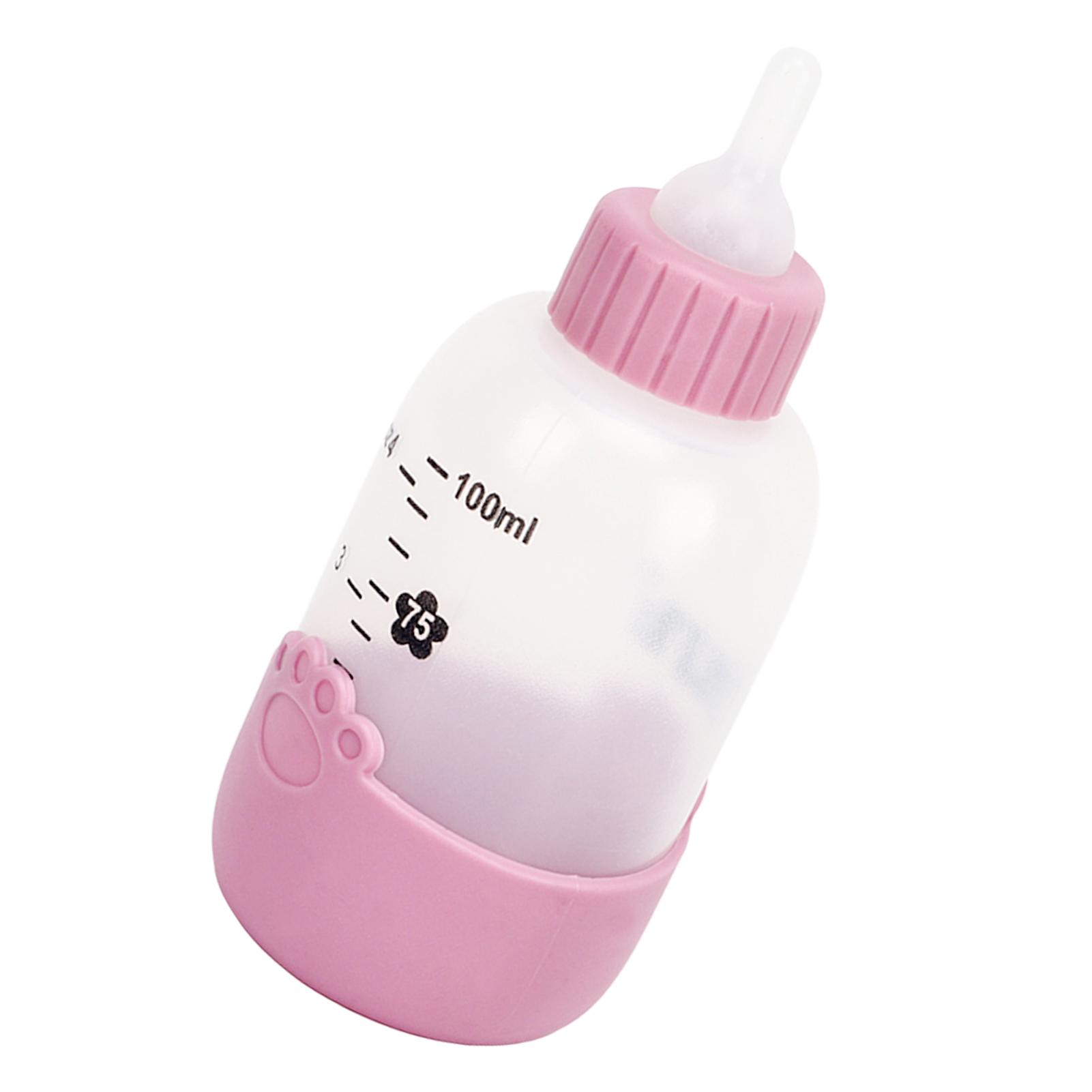 100ml Pet Nursing Bottle     Pattern Silicone Pet Milk Feeding Bottle Kit for Puppy Cat