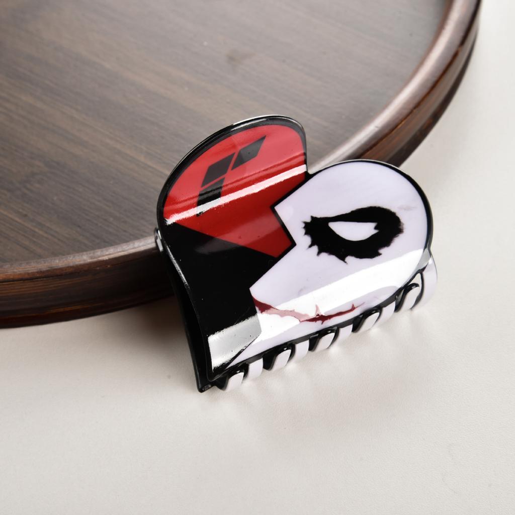2025 NEW Horror Series Ghost Face Clown Hair Claw Halloween Acrylic Claw Clips INS Trendy Hair Clips for Women Hair Accessories