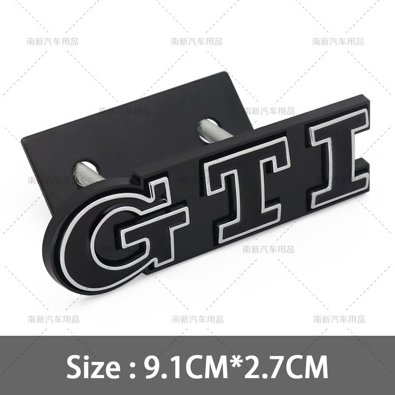 2026 Hot For VOLKSWAGEN VW 3D Metal GTI Grill Emblem Badge Rear Trunk Decal Car Sticker for Volkswagen VW Golf 5 6 7 8 MK2 MK3 M