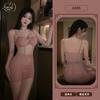 Sexy underwear, sexy folds, tight body, buttocks, small breasts, big pajamas, hot mesh perspective seduction nightgown