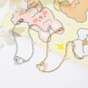 Anime Character Bracelet Fashion Cute Gold Silvery Bangle For Women Girls Jewellery Gifts