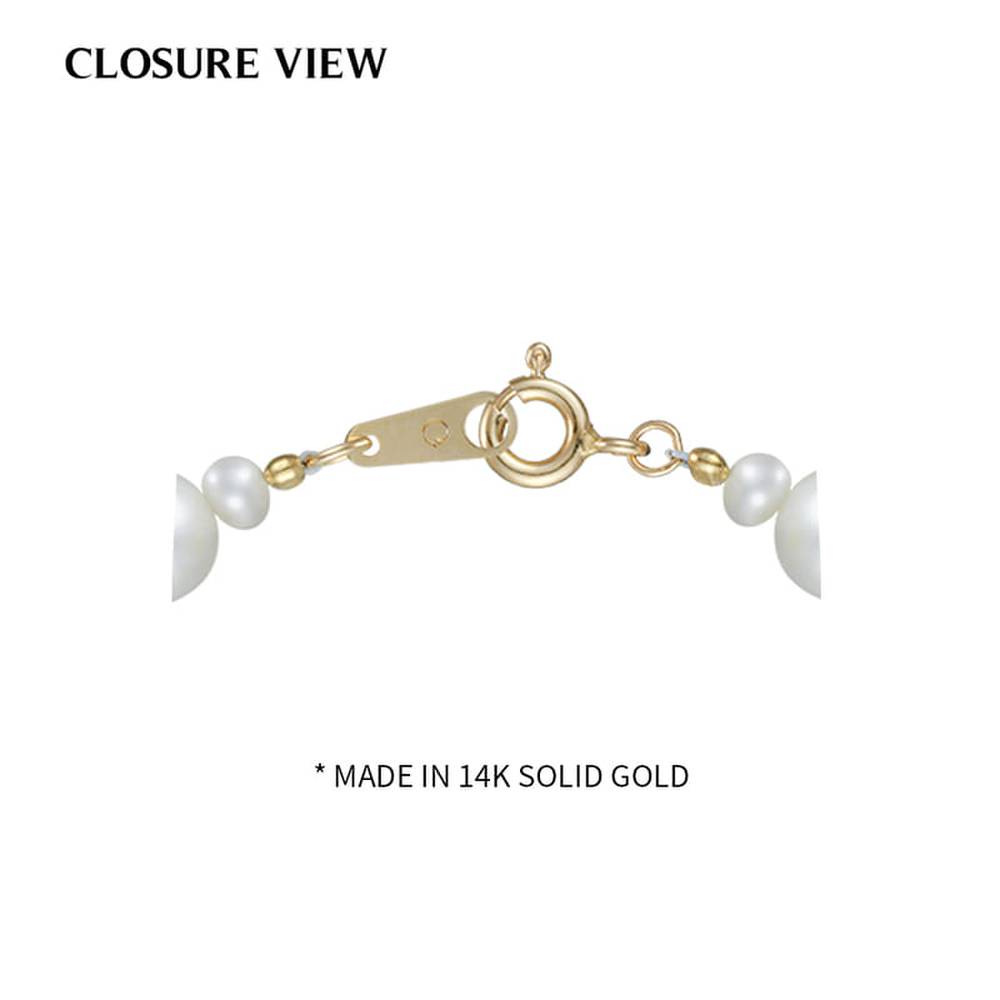 Staygem 14K Rice Pearl Bead Necklace