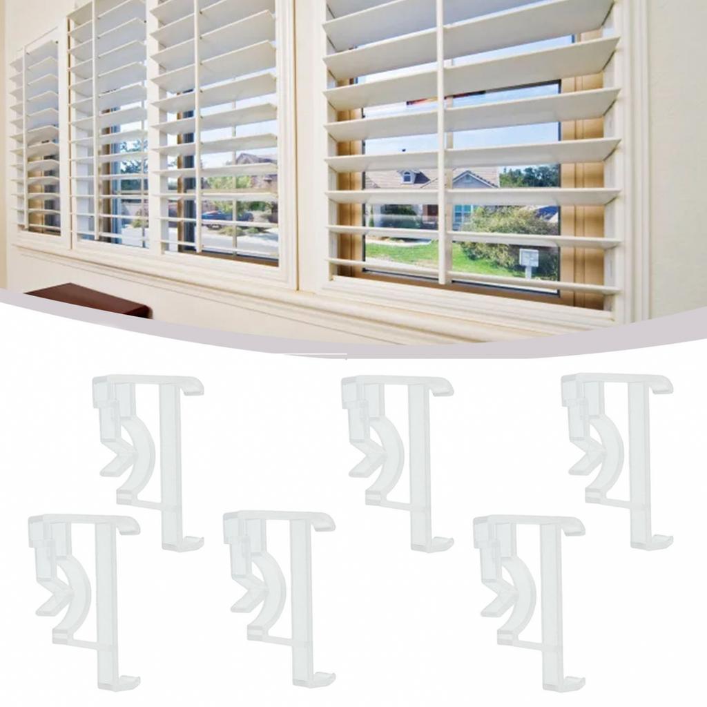 Vorhangclips Zubehör Badezimmer Klar für Jalousie Volant