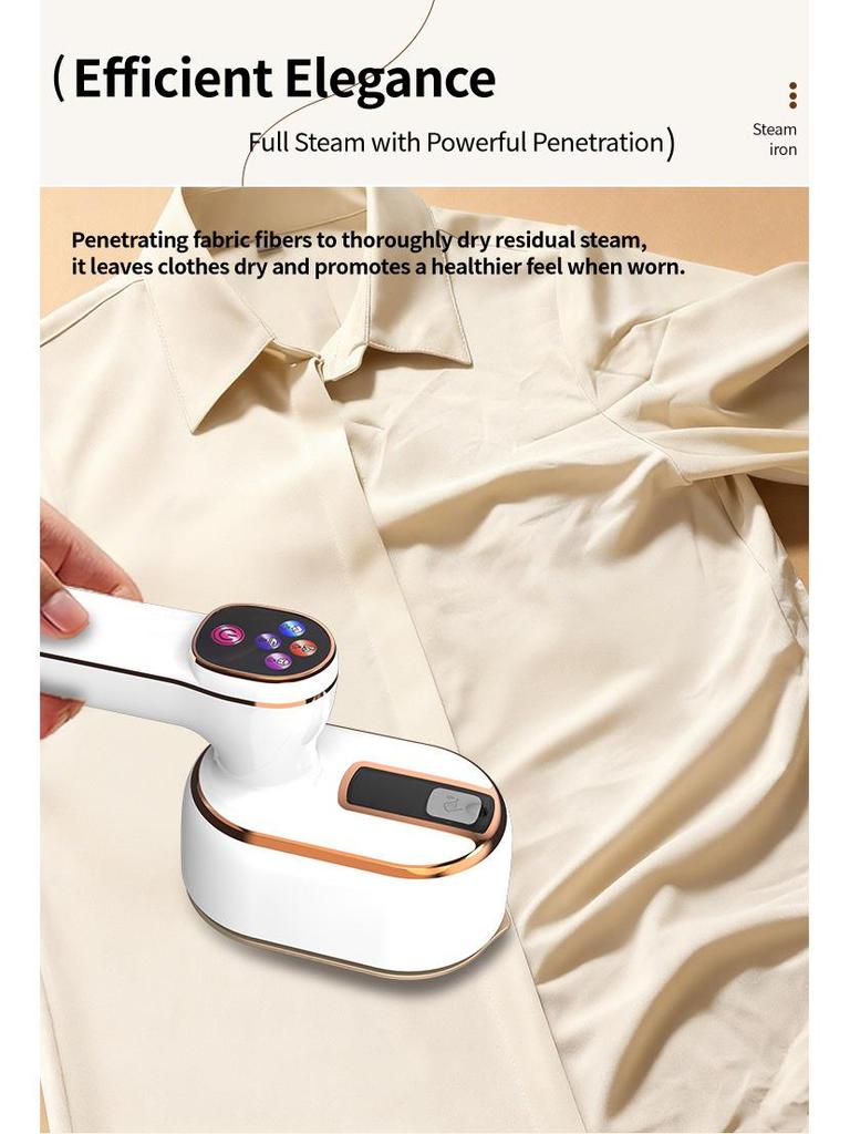 Vaporizador y Plancha Rotatoria de Alta Potencia para Ropa 2025