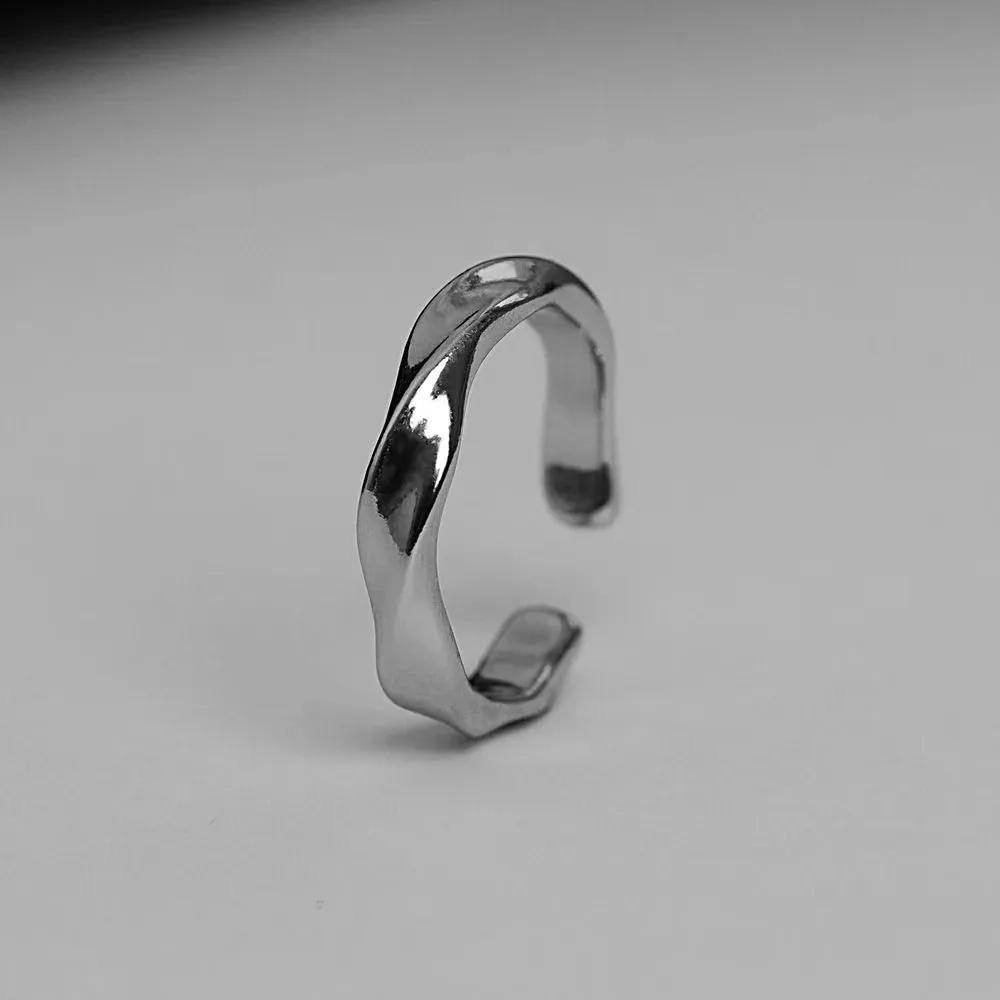 

I m Fine/Save Me Retro Creative Letters Adjustable Open Ring for Women Punk Gothic Edgy Jewelry Vintage Accessories Unisex Gift