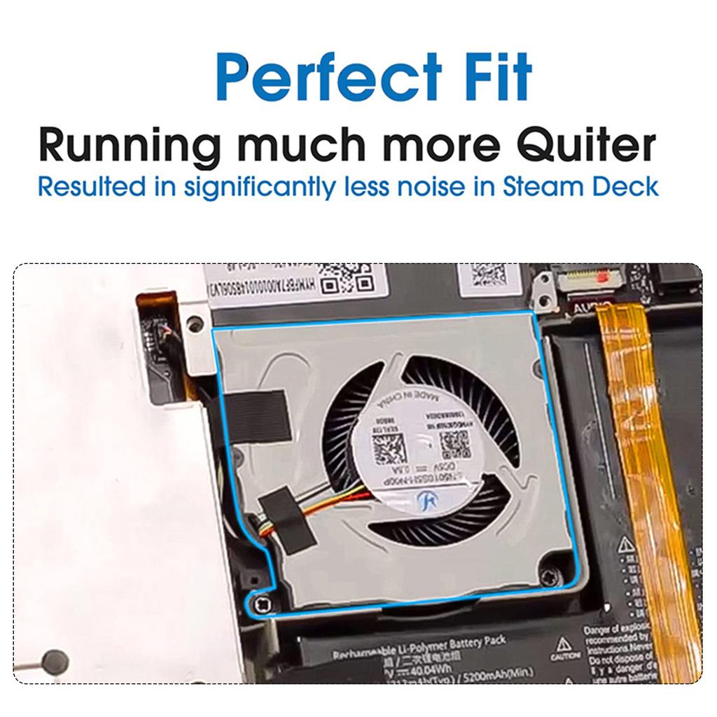 Durable Tool Compatible for Steam-Deck Game Console CPU Cooling Fan Resolve Heat Problem Screwdriver Set Bits Open Tools