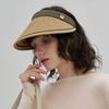 Line Point Stripe Sun Visor Brown SV046BR