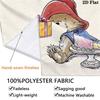 Paddington Bear Wall Tapestry Aesthetic Wall Hanging Printed Fabric Blanket Decorative Tapestries for Bedroom Living Room Home Decor