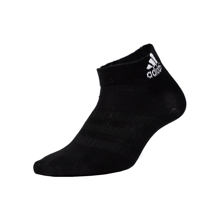 adidas Breathable Sports Short BasketballSocks Black Unisex DZ9406
