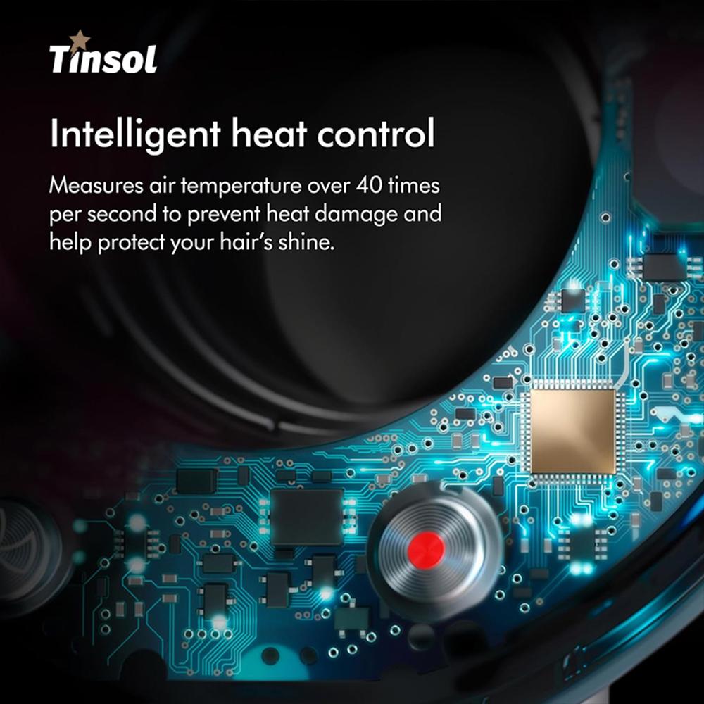 Tinsol Professional Super Hair Dryer Personal Hair Care Styling Negative Ion Tool Salon Constant Electric Leafless Hair Dryers