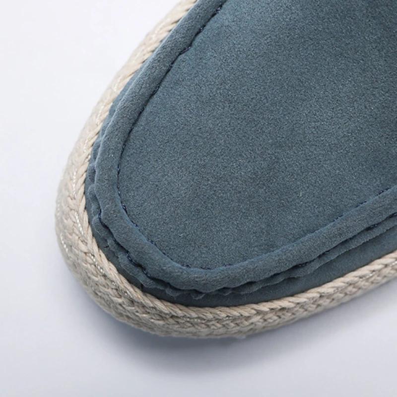 Fashion Men Canvas Shoes Breathable Slip on Loafers High Quality Men Casual Shoes Classic Comfortable Driving Shoes Men Sneakers
