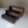 Pabe European Style Acrylic Square Dessert Display Stand Set (3-Piece)