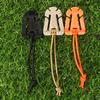 Fixing Webbing Straps Clips with Elastic Rope Durable Tactical Gear Secure Triangular Buckle Backpack Clamp Carabiner Gear Tools