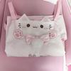 Sweet Japanese T-shirts Women's Clothing Pink Butterfly Patchwork Lace Slash Neck Tees Anime Print Off Shoulder Cute Y2k Tops