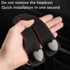 Alloy Heart Shape Car Headrest Hook Premium Suede Quality Rear Seat Hanging Dual Hook Load-Bearing Hook Car Storage Accessories