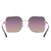 Coach Full Frame Thin Leg Metal Irregular Shape Sunglasses Women sunglasses Gold 0HC7150D-9331U6