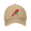 Map Of The Kingdom Of Morocco Sun Baseball Cap Fashion Men Women Washed Trucker Hat Sunscreen Print Baseball Caps Gift Idea