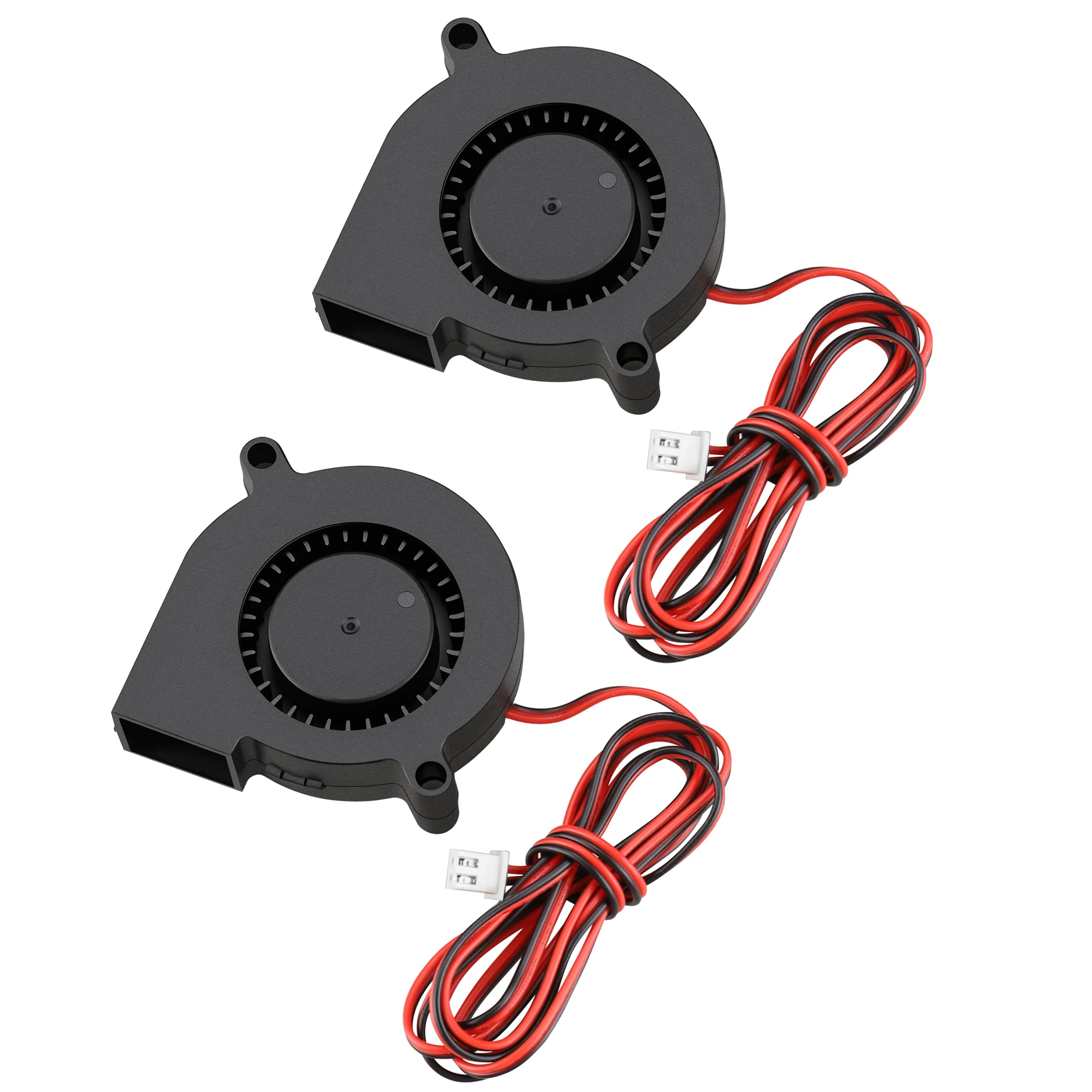 

GDSTIME Sirocco Fan 2PCS 50mm x 15mm 24V DC Cooling Fan Small Ventilation Fan Blower Centrifugal Exhaust Fan for 3D Printer Ball Bearing Fan