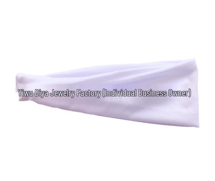 Unisex Sports Headband: Sweat-Absorbing Yoga Hair Band for Running