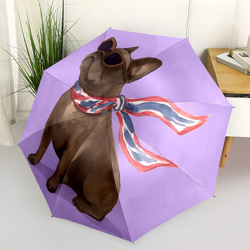 

1pc Sunglasses Dog Automatic Open/Close Umbrella, Lightweight for Women/Men, Perfect Gift - for Everyday or Holiday Eventsyy251127077