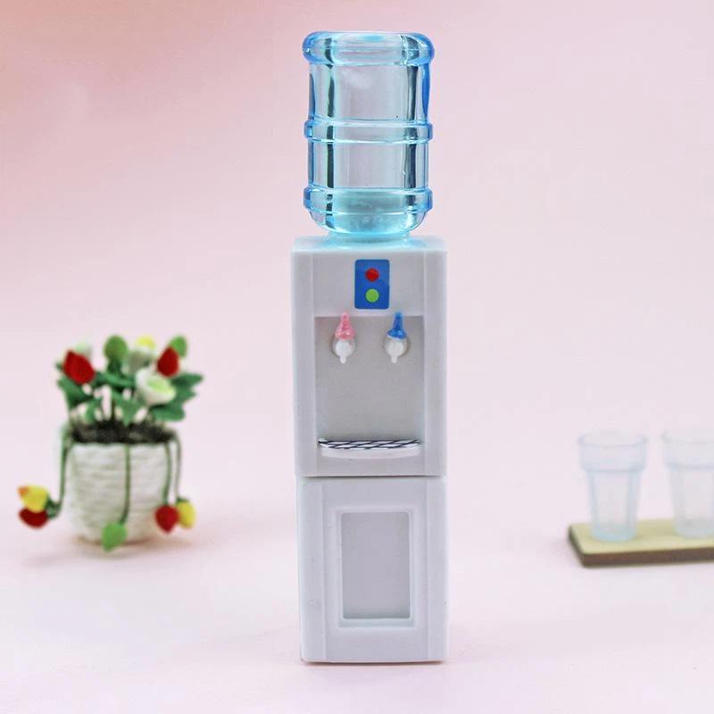 Realistic Mini Water Dispenser Miniature Food Play Model Non-Toxic Safe Dollhouse Decoration for Kids Role Play DIY Craft Props