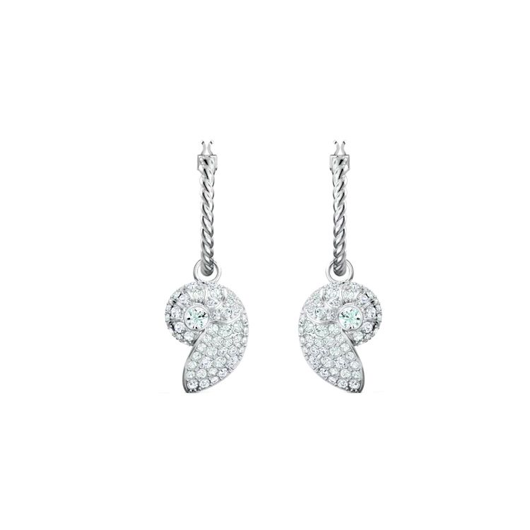 Swarovski Shell Nautilus Series Earrings Women earrings 5520670 Aqua Green