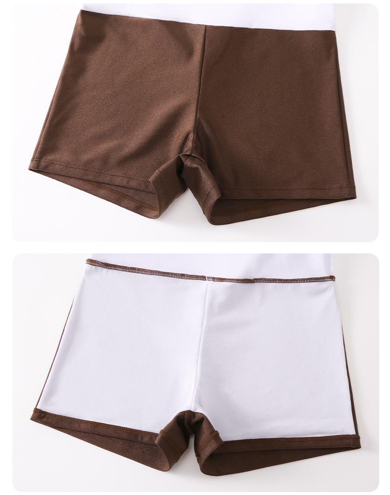 2025 Women's Slimming One-Piece Swimsuit - French Design Skirt Style for Summer & Hot Springs