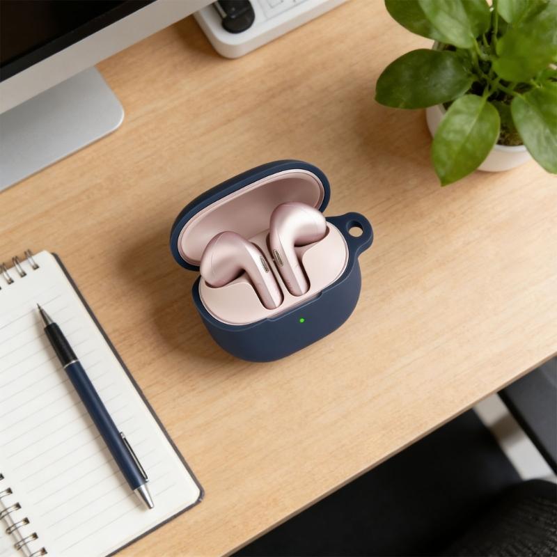 Soft Silicone Cover for Buds 6 Earbuds Charging Case Shockproof Easy To Clean Stain Resistant Multiple Color Option
